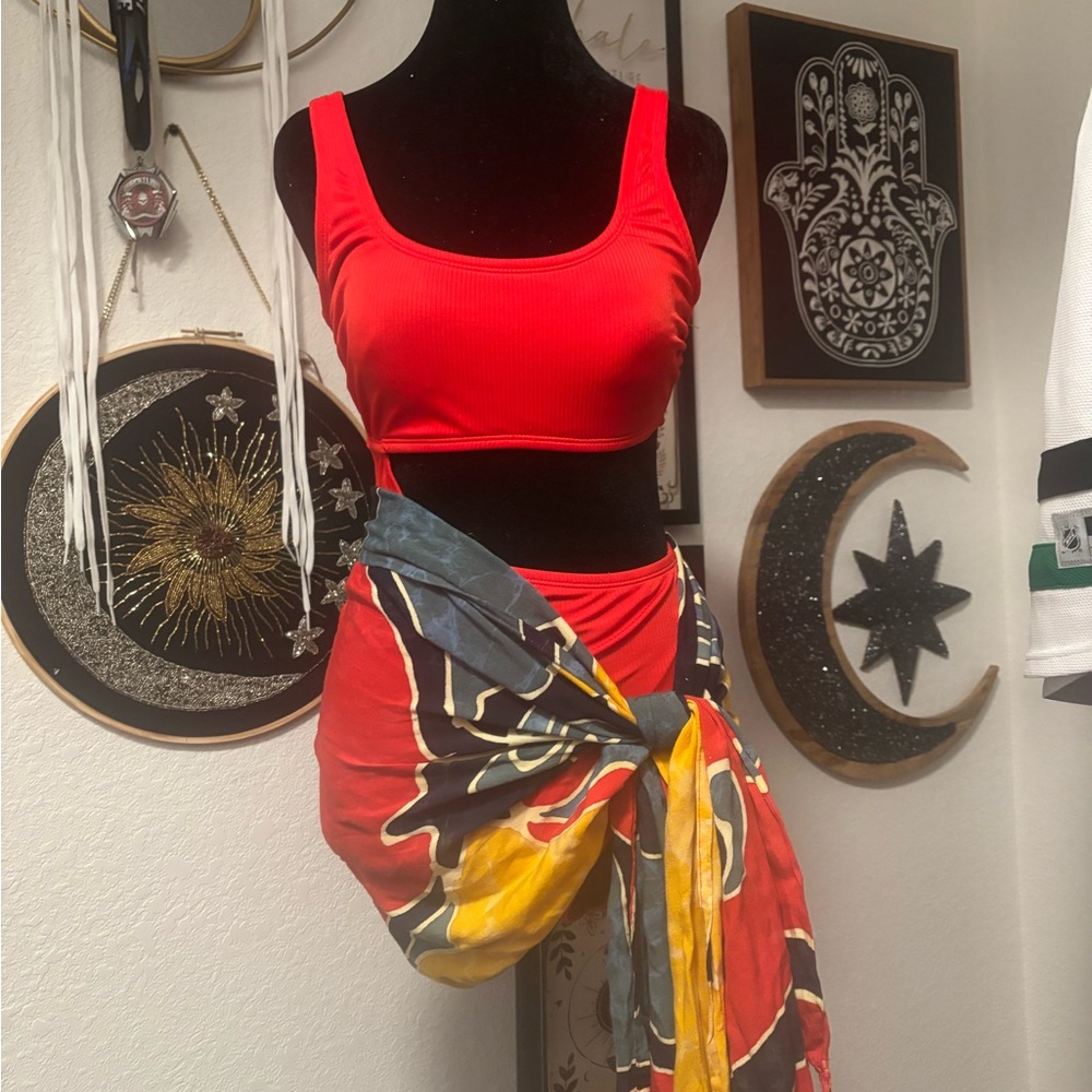 Kona Sol Bold Red Swimwear